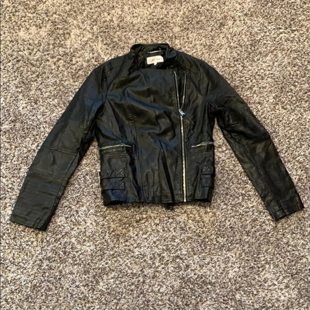 Calvin Klein Black Leather Jacket